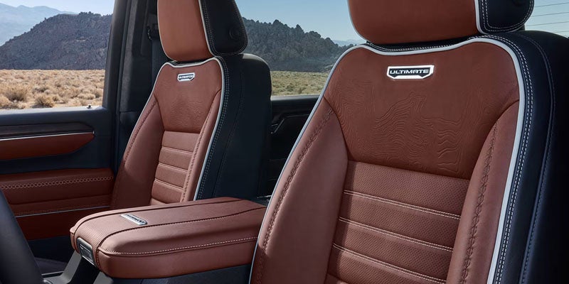 Seating of 2026 GMC Sierra 2500